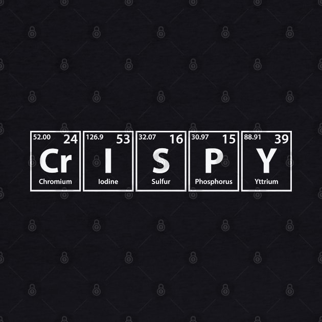 Crispy (Cr-I-S-P-Y) Periodic Elements Spelling by cerebrands